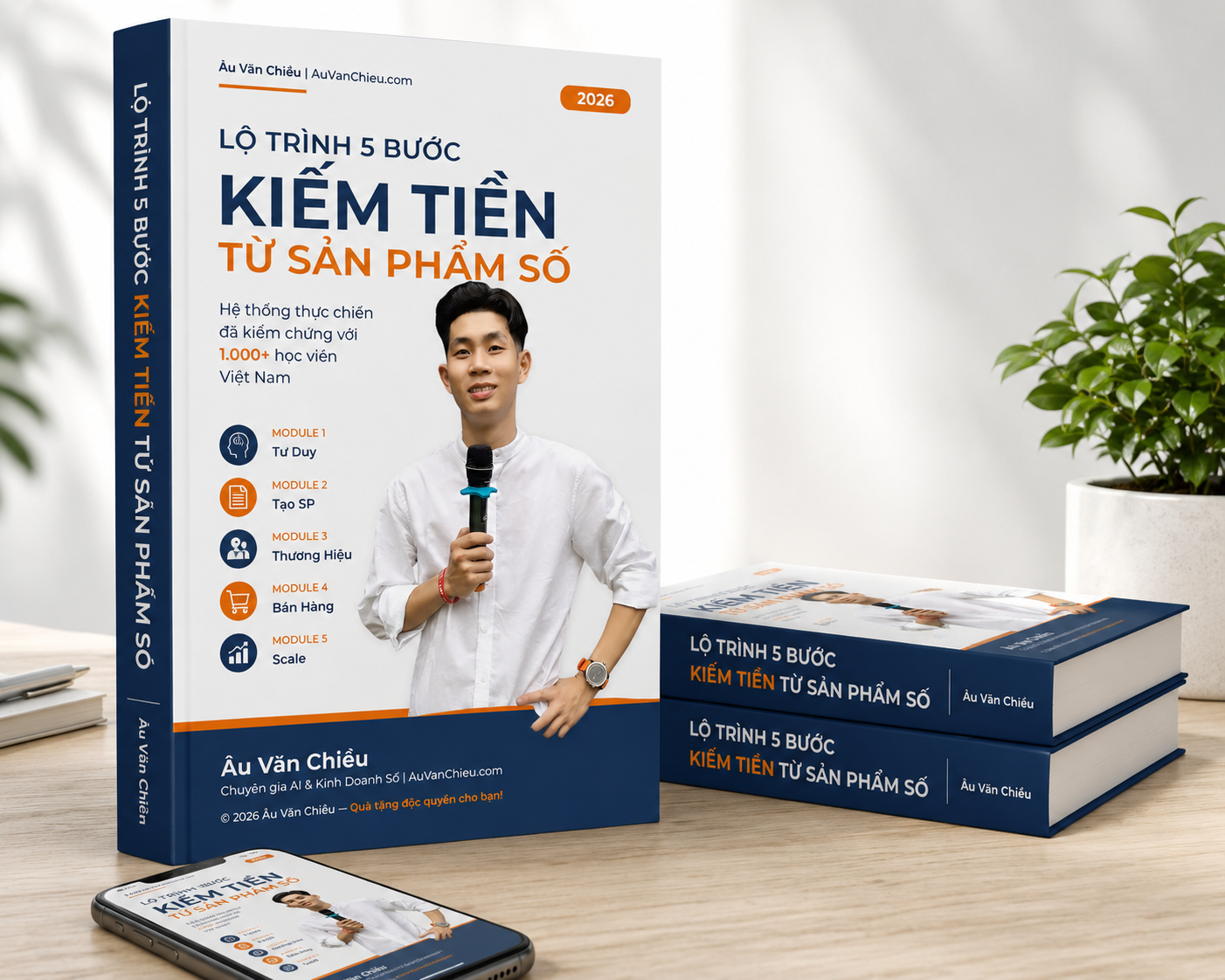 Lộ trình 5 bước kiếm tiền từ sản phẩm số